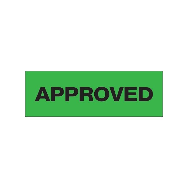 Tape Logic 2'' x 55 yds. - ''Approved'' Tape Logic Pre-Printed Carton Sealing Tape, 6PK T901P196PK - main